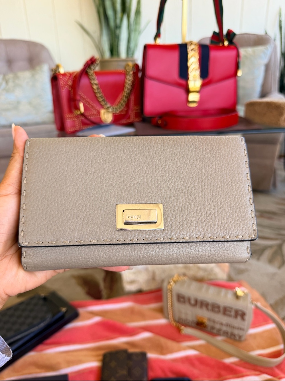 Fendi Long Flap Wallet💝💝💝